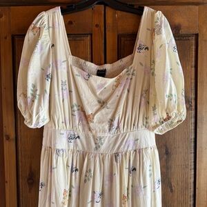 Her Universe Disney Bambi Floral Sweetheart Tiered Dress